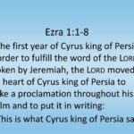 Text from the book of Ezra